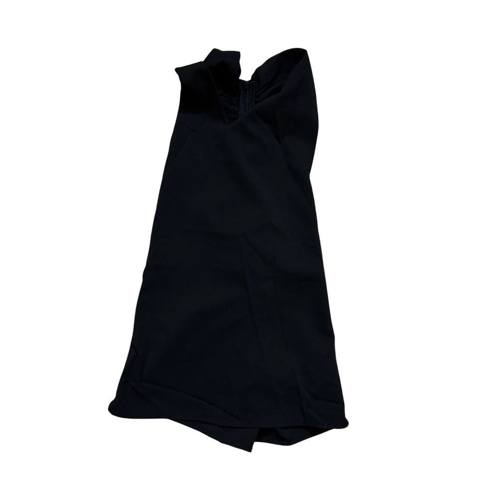 Commense Black Asymmetrical Twist Top Small NWT Minimalist Chic